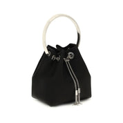 Black Silk Backet Bag