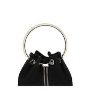 Black Silk Backet Bag