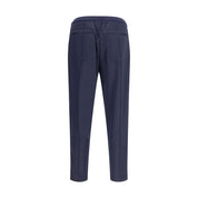 Blue Cashmere Athletic Pants