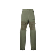 Green Cotton Cargo Pants