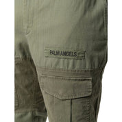 Green Cotton Cargo Pants