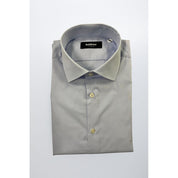 Light Blue Cotton Men Shirt