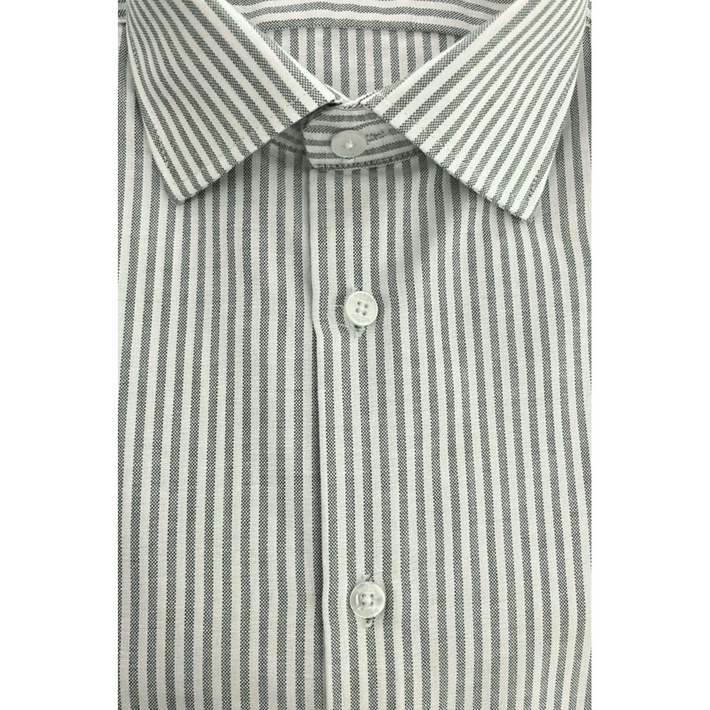 Green Cotton Men Shirt