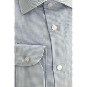 Light Blue Cotton Men Shirt