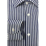 Blue Cotton Men Shirt