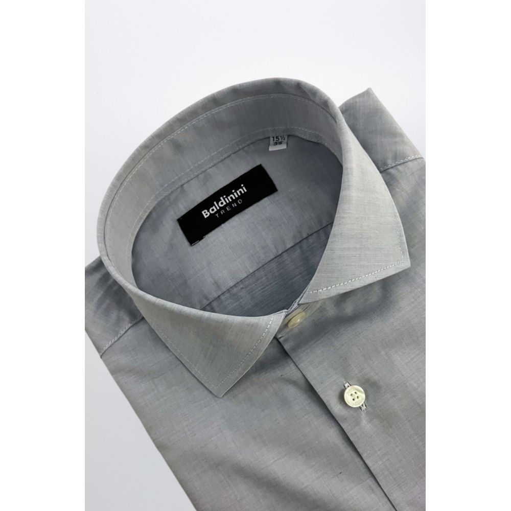 Light Blue Cotton Men Shirt