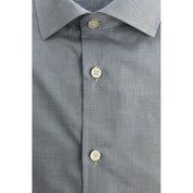 Light Blue Cotton Men Shirt