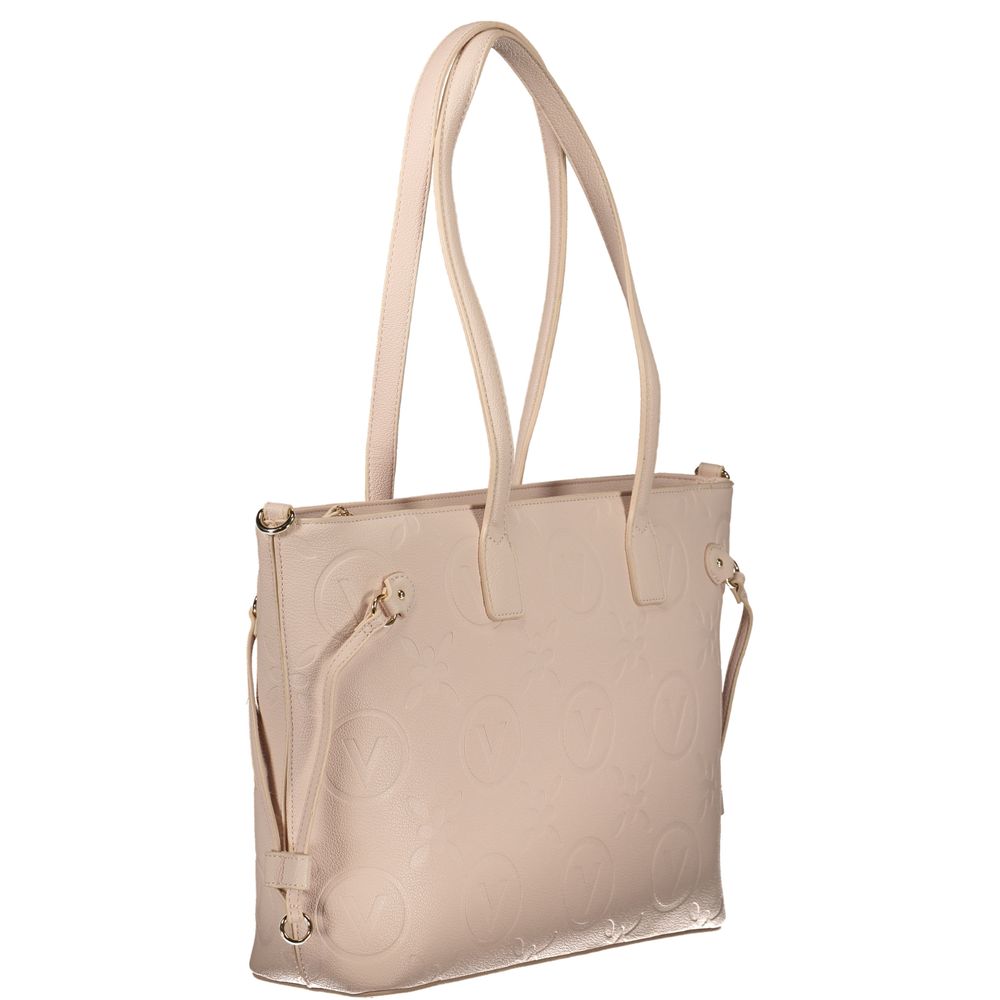 Pink Polyethylene Handbag