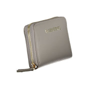 Grigio Poliuretano Woman Wallet