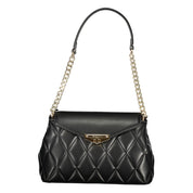Nero Polyurethane Women Shoulder Bag