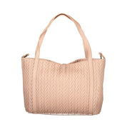 Pink Polyethylene Handbag