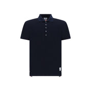 Blue Cotton Polo Shirt