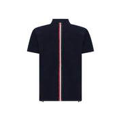 Blue Cotton Polo Shirt