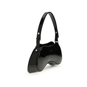 Black Polyethylene Shoulder Bag