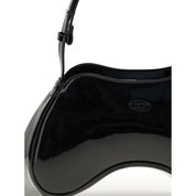 Black Polyethylene Shoulder Bag