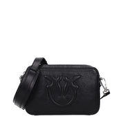 Black Leather Crossbody Bag