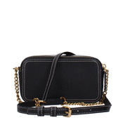 Black Leather Crossbody Bag