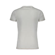 White Cotton Men's T-Shirt
