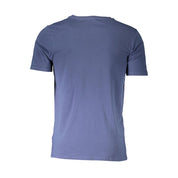 Blu Cotton Men T-Shirt