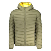 Green Polyamide Men Jacket