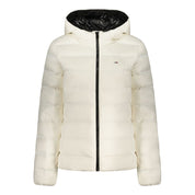 White Polyester Women's Jacket