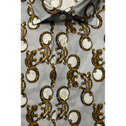 Multicolor Cotton Men Shirt