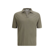 Green Cotton Polo Shirt