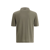 Green Cotton Polo Shirt