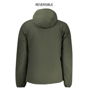 Green Nylon Jackets & Coat