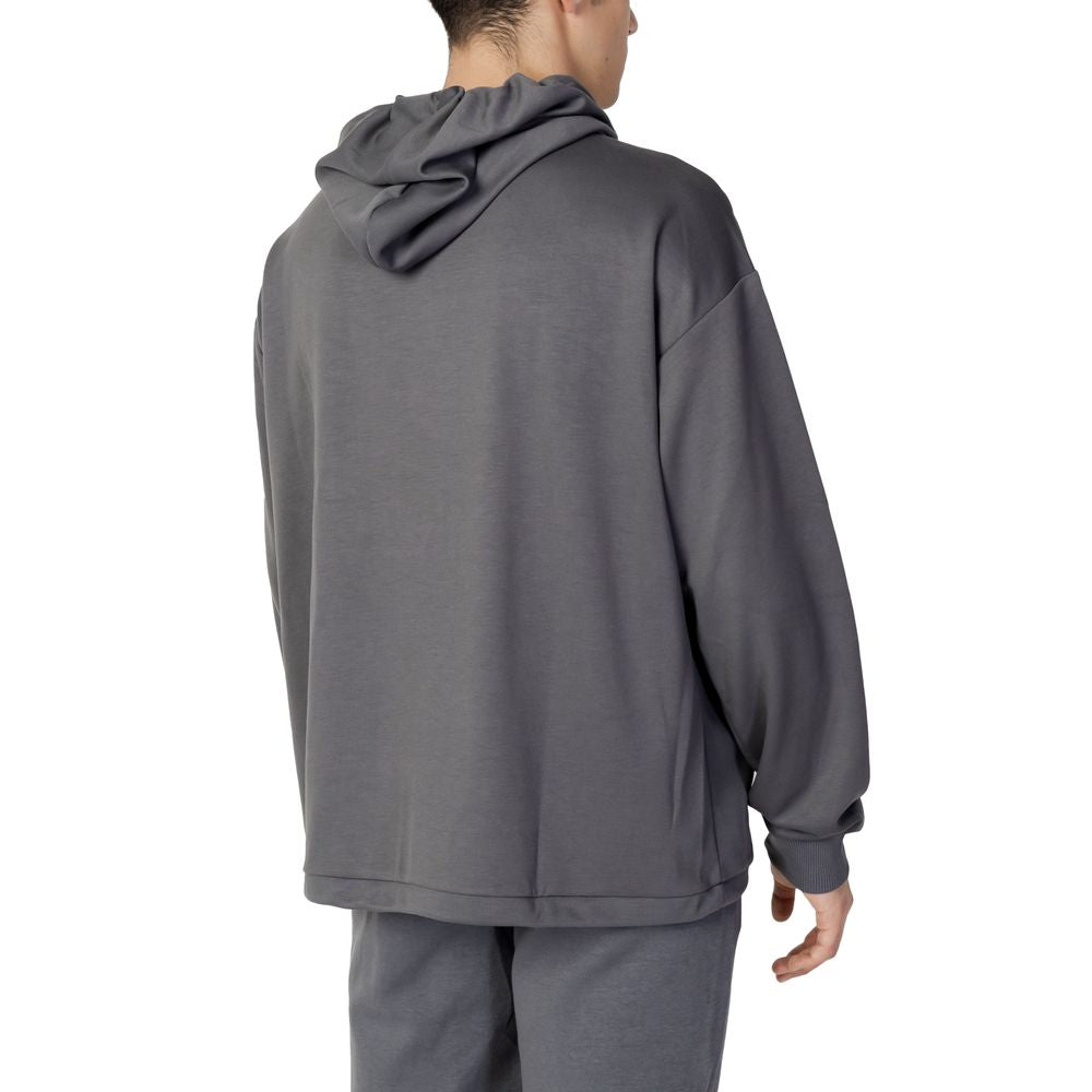 Gray Viscose Hoodie