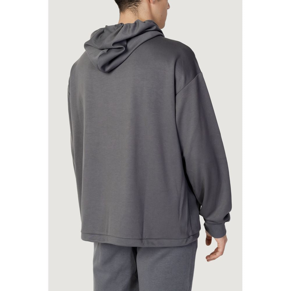 Gray Viscose Hoodie