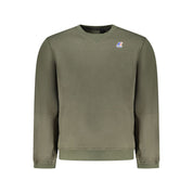 Green Cotton Men Sweater