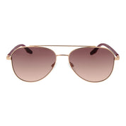 Rose Gold Rubber Sunglasses