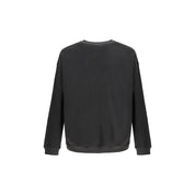 Black Cotton Sweatshirt