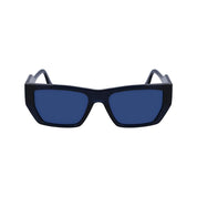 Blue Injected Sunglasses
