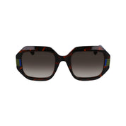 Brown Injected Sunglasses