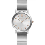Gray Stainless Steel Dress Watch