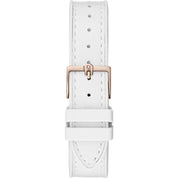 White Synthetic Dress Watch
