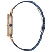 Blue Stainless Steel Dress Watch