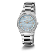 Gray Stainless Steel Dress Watch