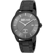 Black Stainless Steel Dress Watch