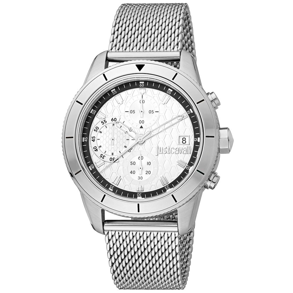 Gray Stainless Steel Bracelet Watch