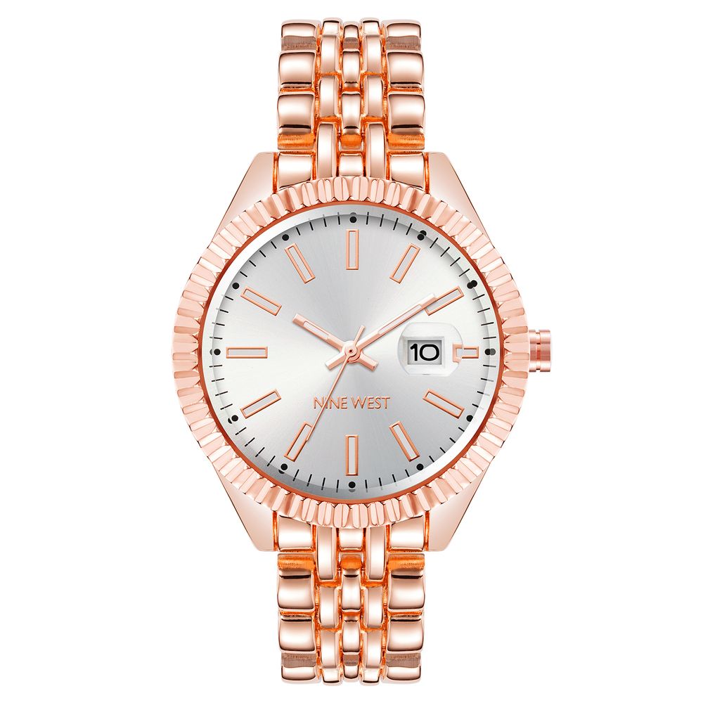 Multicolor Metal Dress Watch