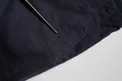 Dark Blue Cotton Skinny Men Trouser Pants