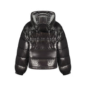 Black Polyester Women Jacket