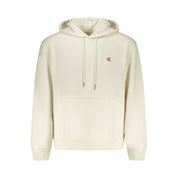 White Cotton Men's Hoodie