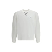 White Cotton Sweatshirt