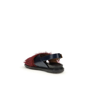 Multicolor Calf Leather Bos Taurus Sandals