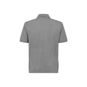 Gray Cotton Polo Shirt