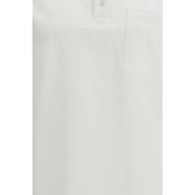 White Cotton Polo Shirt